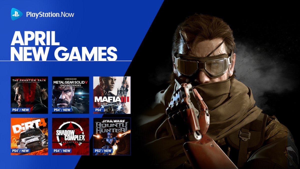 PS Now Adds 9 New Titles to Streaming Service, Metal Gear Sold V: Phantom  Pain Headlines - Gameranx